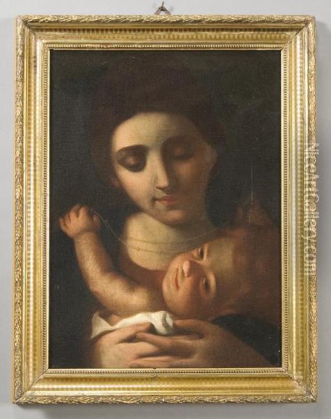Madonna Con Bambino Oil Painting - Bonaventura Lamberti