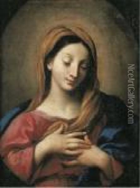 Vergine In Preghiera Oil Painting - Carlo Maratta or Maratti