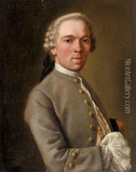 Portrait Of Dr. William Gordon Of Montrose Oil Painting - Cosmo Alexander