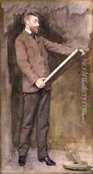 Portrait of Norman Garstin 1847-1926 Oil Painting - Norman Garstin