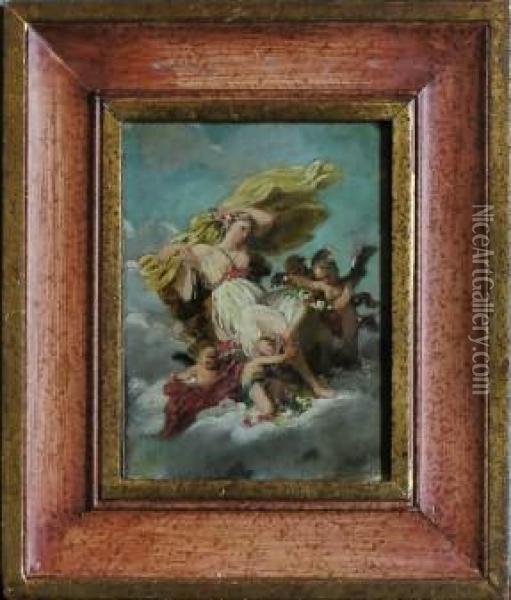 Venere E Amorini Oil Painting - Gaetano Marinelli