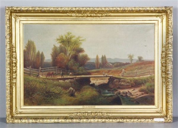 Valley View Oil Painting - Harvey Otis Young