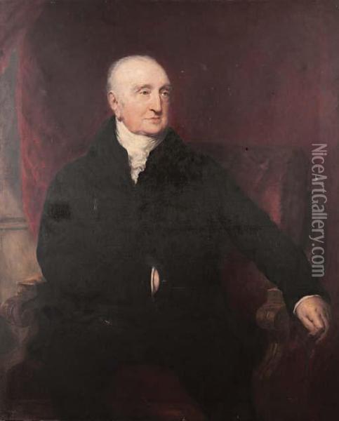 Portrait Of John Scott Oil Painting - Dorofield Hardy