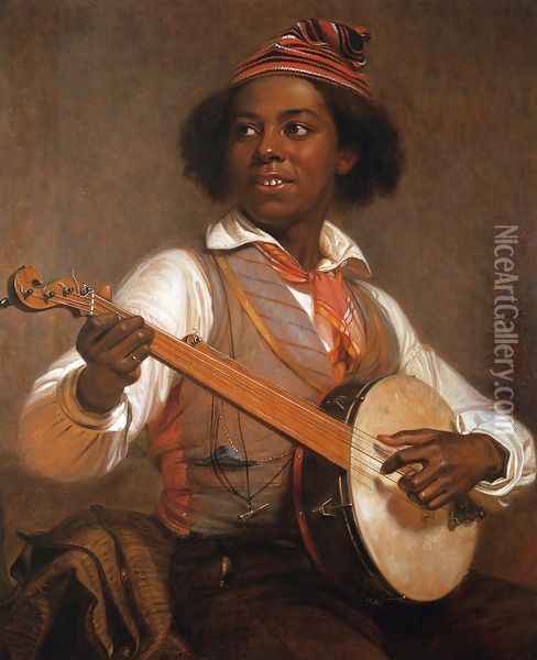 The Banjo Player Oil Painting - William Sidney Mount