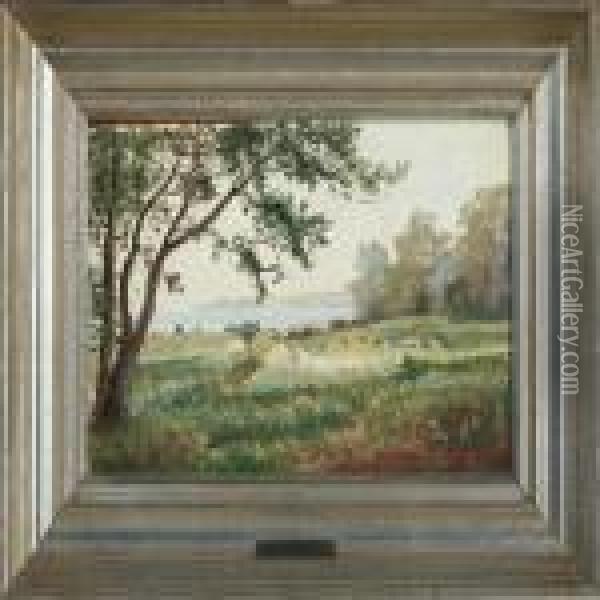 Landscape Oil Painting - Janus Andreas La Cour