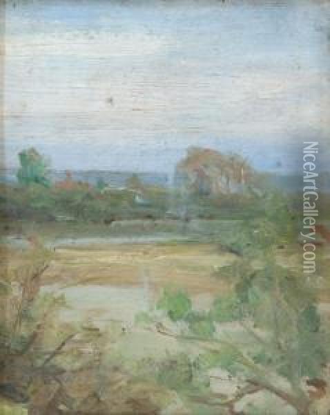 Paesaggio Con Ruderi Oil Painting - Francesco Vitalini