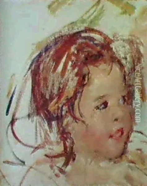 Portrait D'enfant Oil Painting - Mary Cassatt