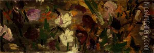 Blumen Oil Painting - Lovis Corinth