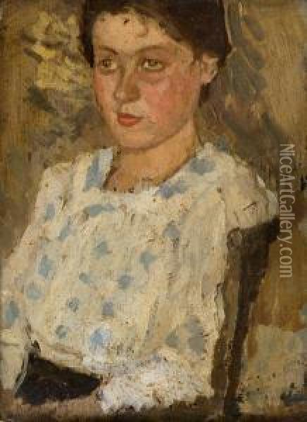 Ritratto Di Albertina Olfer Oil Painting - Amedeo Modigliani