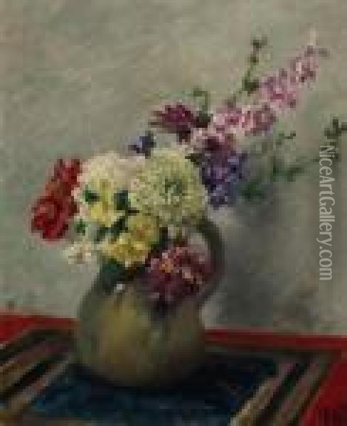 Still Life - Mixed Flowers Oil Painting - Bonny Rupert