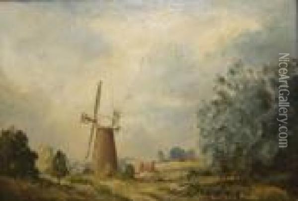 Billingford Mill Oil Painting - John Constable