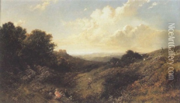 Holiday On The Heath - Summer Day Oil Painting - William S. Rose