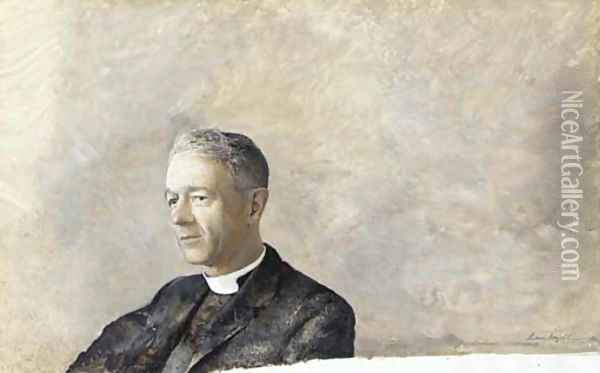 Portrait of Bishop D. Coburn Oil Painting - Henriette Wyeth