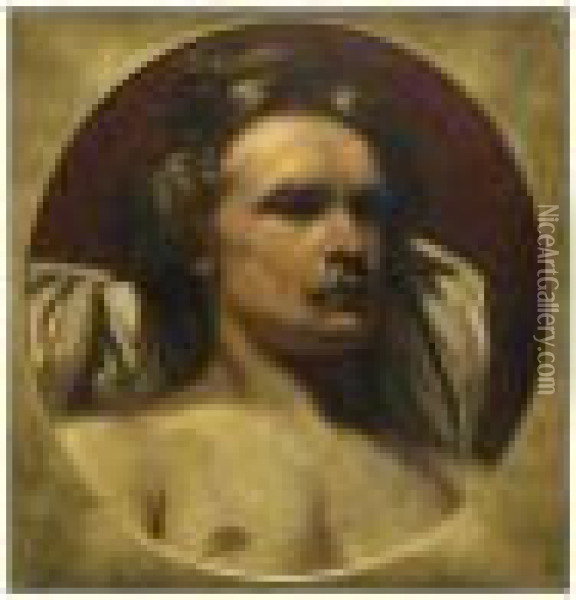 Portrait D'homme En Buste Oil Painting - Emile Charles Wauters