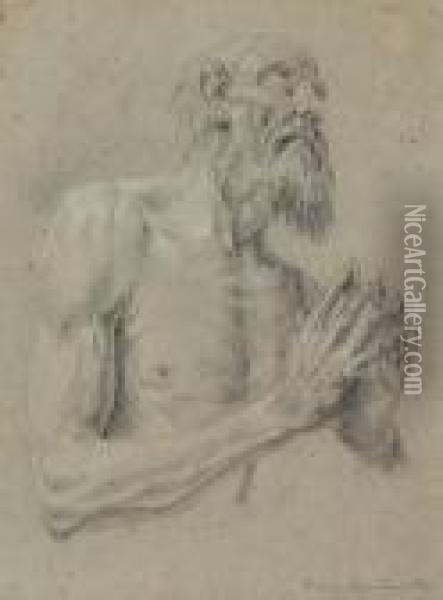 Half-length Study Of St. Jerome In Prayer Oil Painting - Jusepe de Ribera