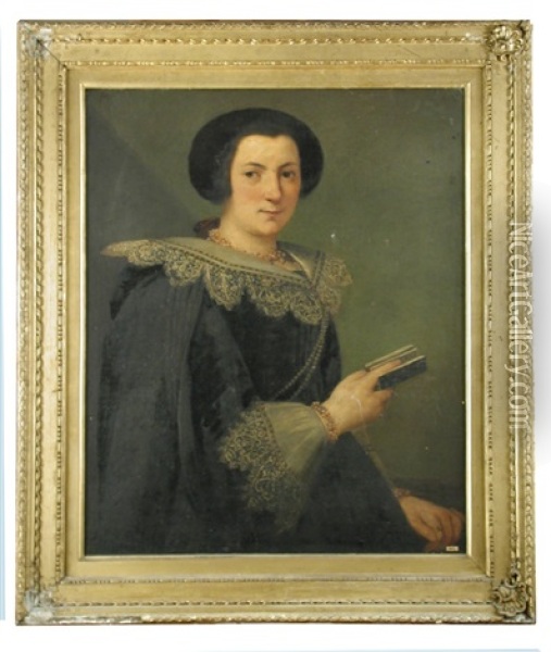 Portrait Of A Noblewoman Oil Painting - Carlo Ceresa