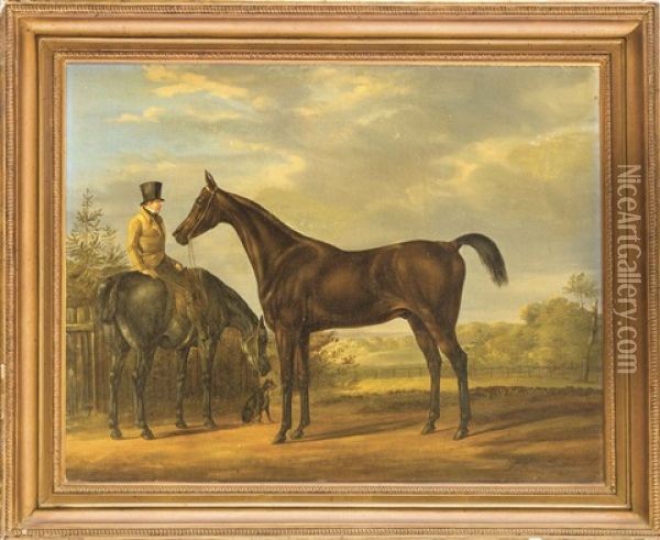 Pferdeportrat Oil Painting - Friedrich-Leopold Burde