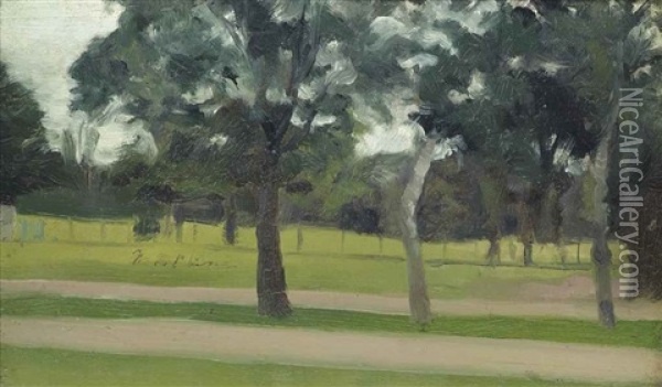 In The Park Oil Painting - Paul Fordyce Maitland