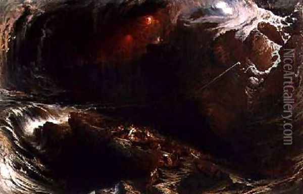 The Deluge 1834 Oil Painting - John Martin