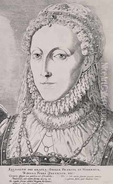 Queen Elizabeth I 1533-1603 Oil Painting - Remigius Hogenbergh