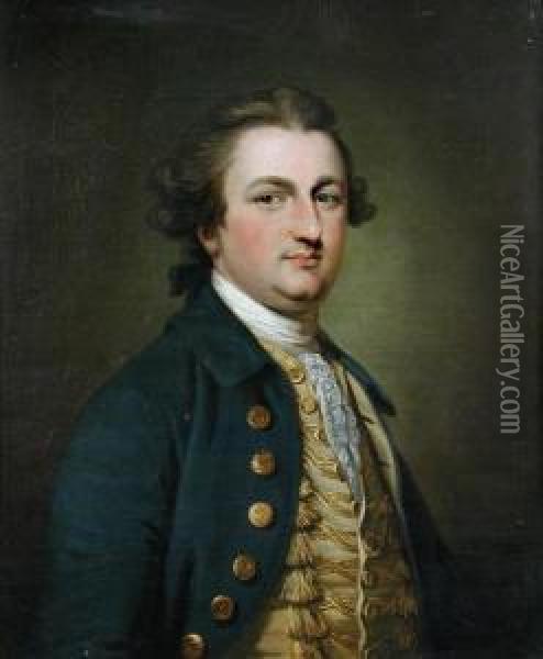 Portrait Of Henry Somerset Oil Painting - Francis Coates Jones