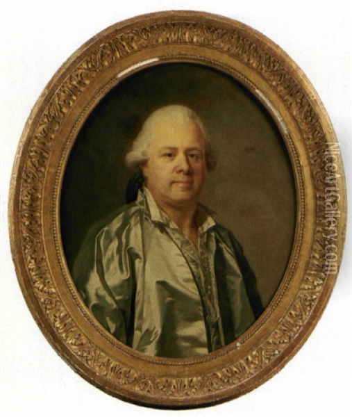 Portrait De Guillaume Laine Oil Painting - Joseph-Siffred Duplessis