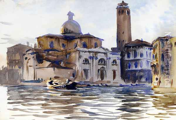 Palazzo Labia and San Geremia, Venice Oil Painting - John Singer Sargent