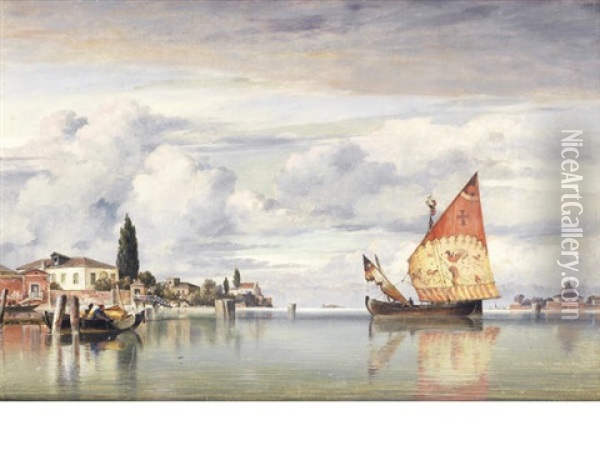 Part Of The Island Of San Pietro, Castello, Venice Oil Painting - Edward William Cooke