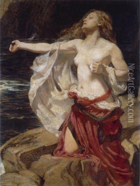 Ariadne Oil Painting - Herbert James Draper