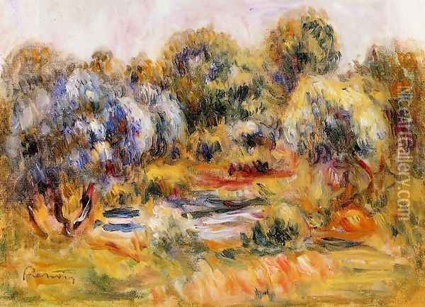 Cagnes Landscape6 Oil Painting - Pierre Auguste Renoir