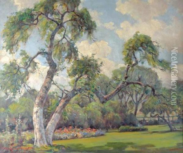 San Jacinto Oil Painting - Thorwald Probst