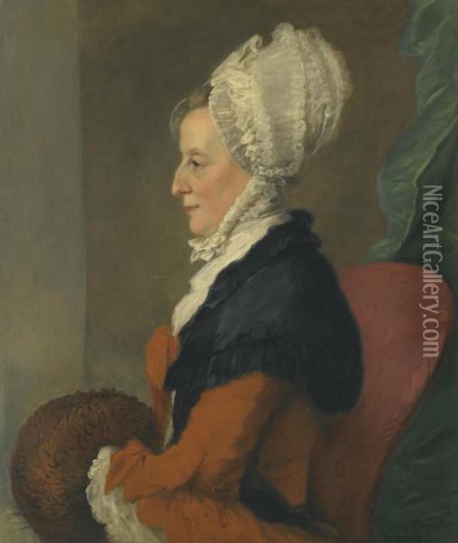 Portrait Of Catherine Oil Painting - Ozias Humphrey