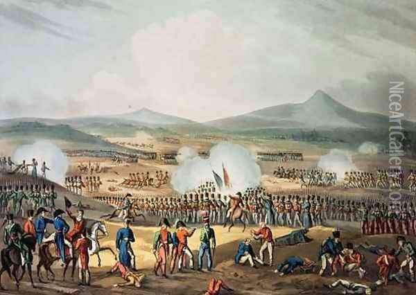 Battle of Fuentes DOnoro Oil Painting - William Heath