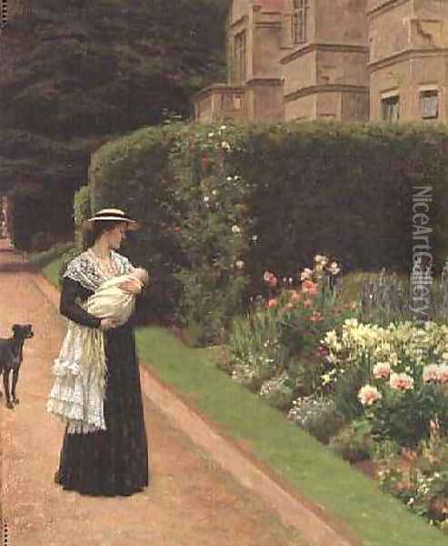 Lord of the Manor Oil Painting - Blair-leighton Edmund