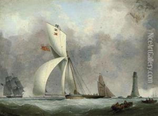 The Royal Victoria Yacht Club's Oil Painting - Condy, Nicholas Matthews