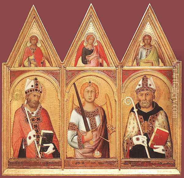 Polyptych Oil Painting - Simone Martini