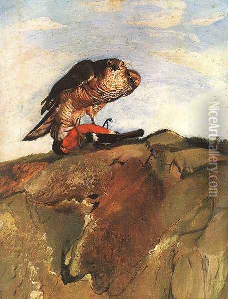 Suvoltot leterito olyv, 1893 Oil Painting - Tivadar Kosztka Csontvary
