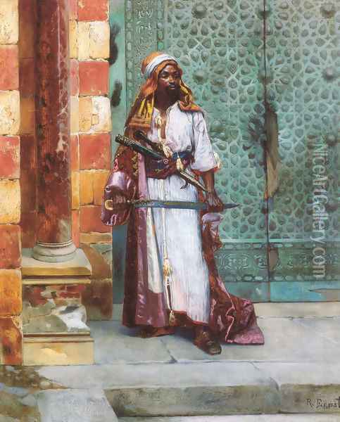 Standing Guard Oil Painting - Rudolph Ernst