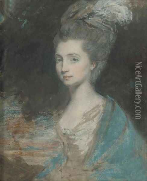 Portrait of a lady Oil Painting - Daniel Gardner