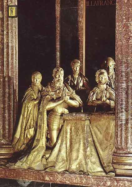 Tomb of Charles V Oil Painting - Pompeo Leoni