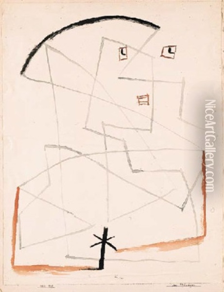 Der Pflanzer Oil Painting - Paul Klee