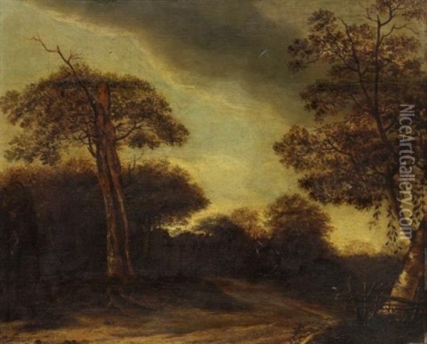 Waldlandschaft Oil Painting - Anthonie Van Borssom