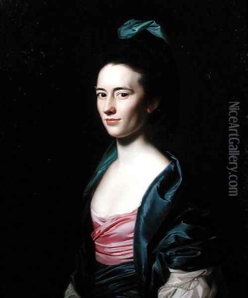 Portrait of Frances Montresor of New York, (1744-1826) 1771 Oil Painting - John Singleton Copley