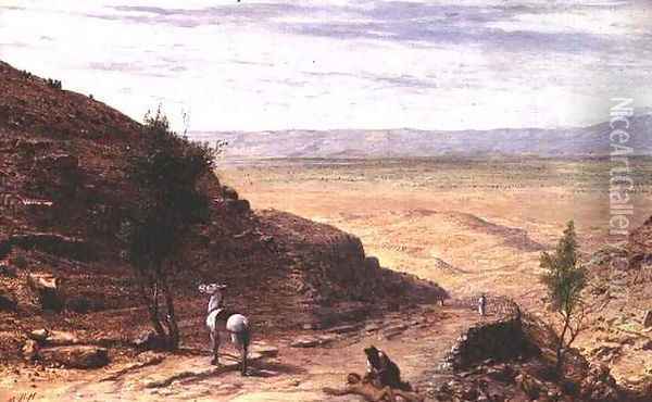 The Road Between Jerusalem and Jericho Oil Painting - Sir Hubert von Herkomer