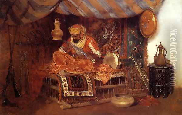 The Moorish Warrior Oil Painting - William Merritt Chase