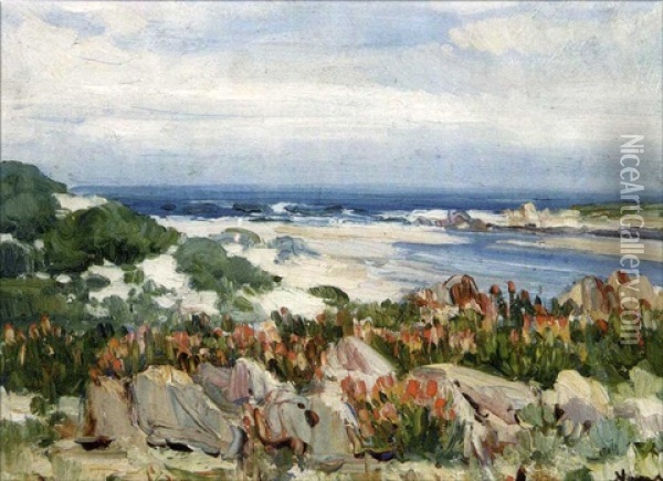 Palmiet River Oil Painting - Pieter Hugo Naude