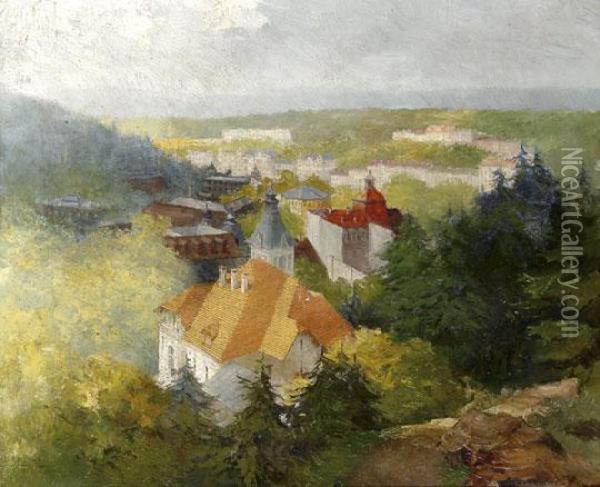 Marienbad Oil Painting - Gyula Hary