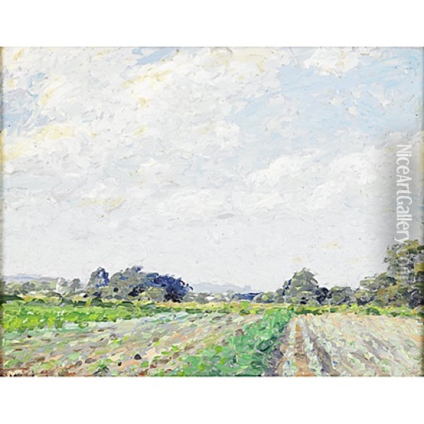 Brookdale Farm Oil Painting - Thomas R. Manley