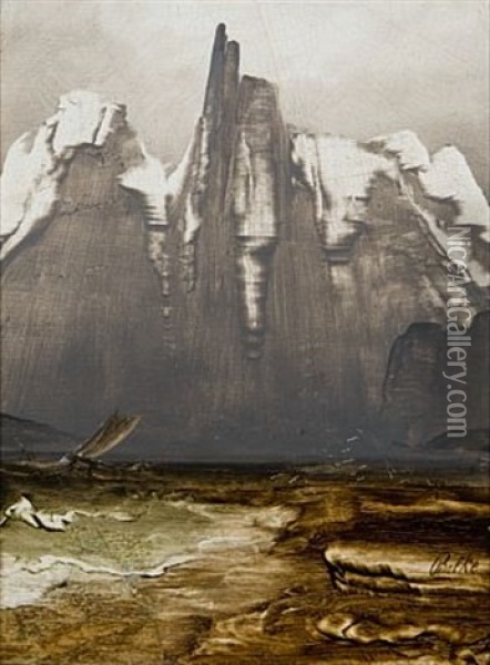 Stetind (fra Nordland Iii) Oil Painting - Peder Balke