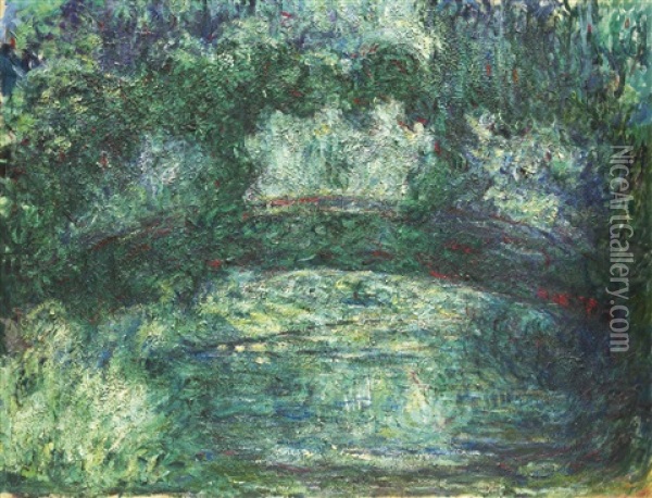 Le Pont Japonais Oil Painting - Claude Monet